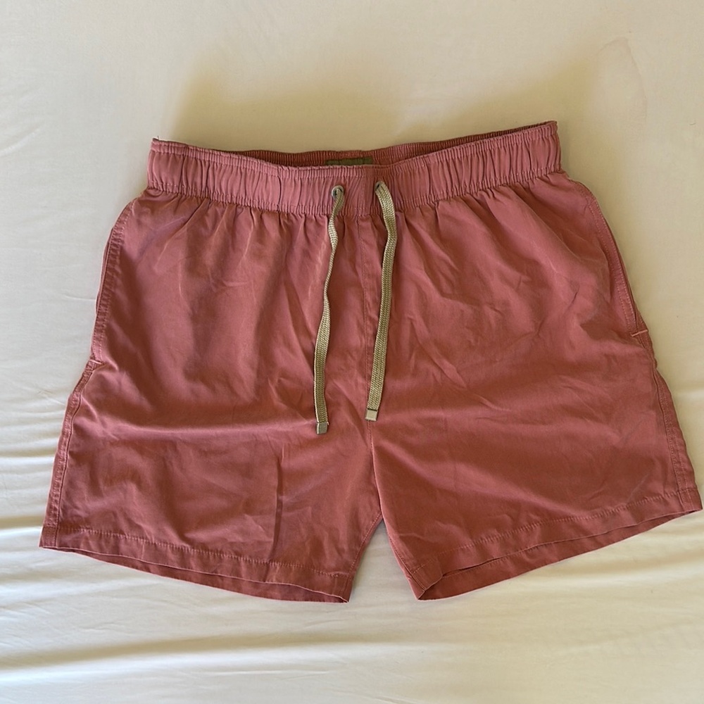 Men's Pink Swim Trunks